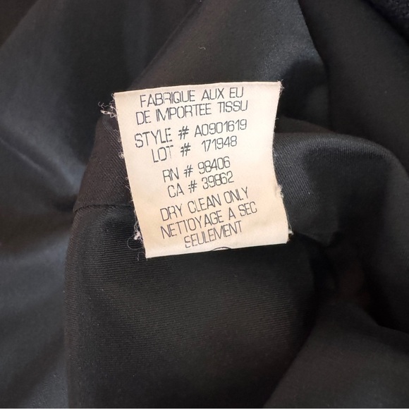 Theory Black Window Pane Sleeveless Virgin Wool Sheath Womens Size 8 - Picture 16 of 16